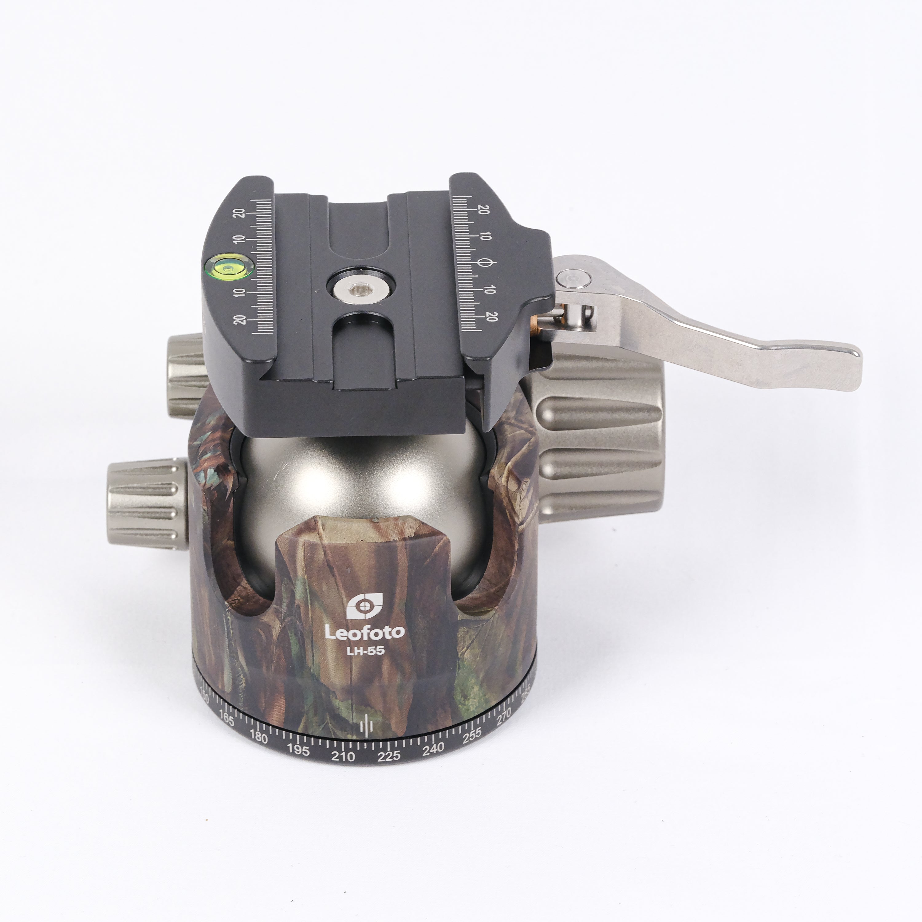 Leofoto LH-55LR Ball Head with LR-70 Lever Release Clamp | Arca Compat