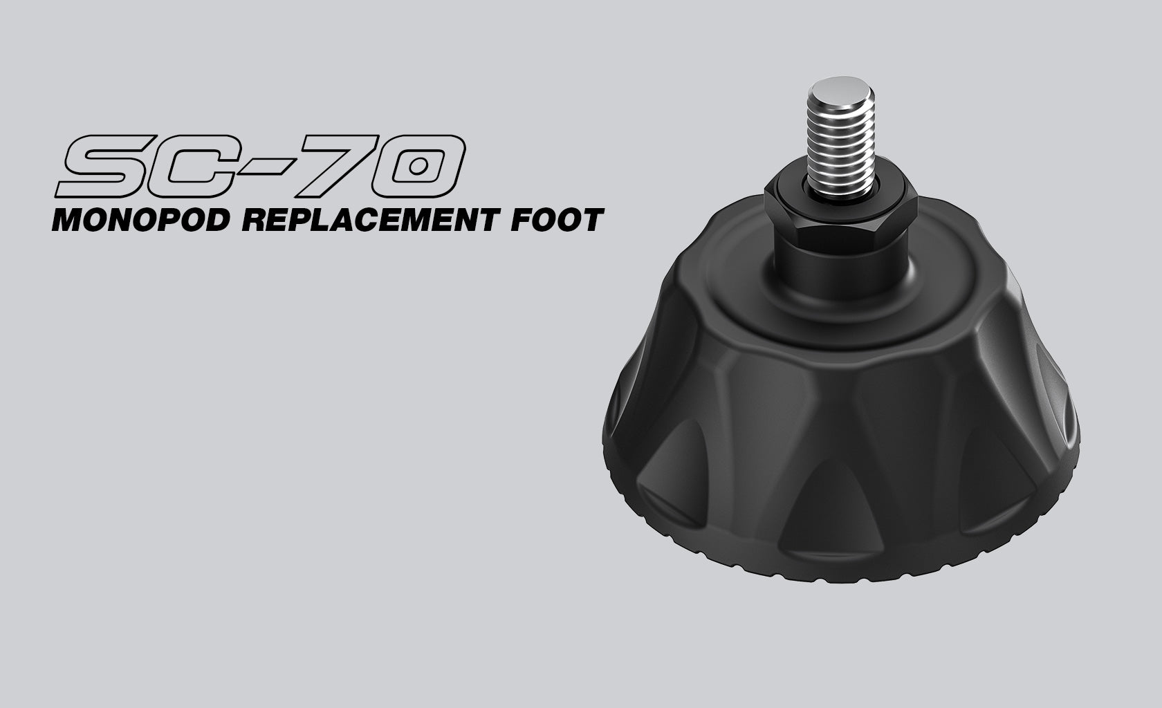 Leofoto SC-70 Monopod Replacement Foot | Large Cup | 3/8