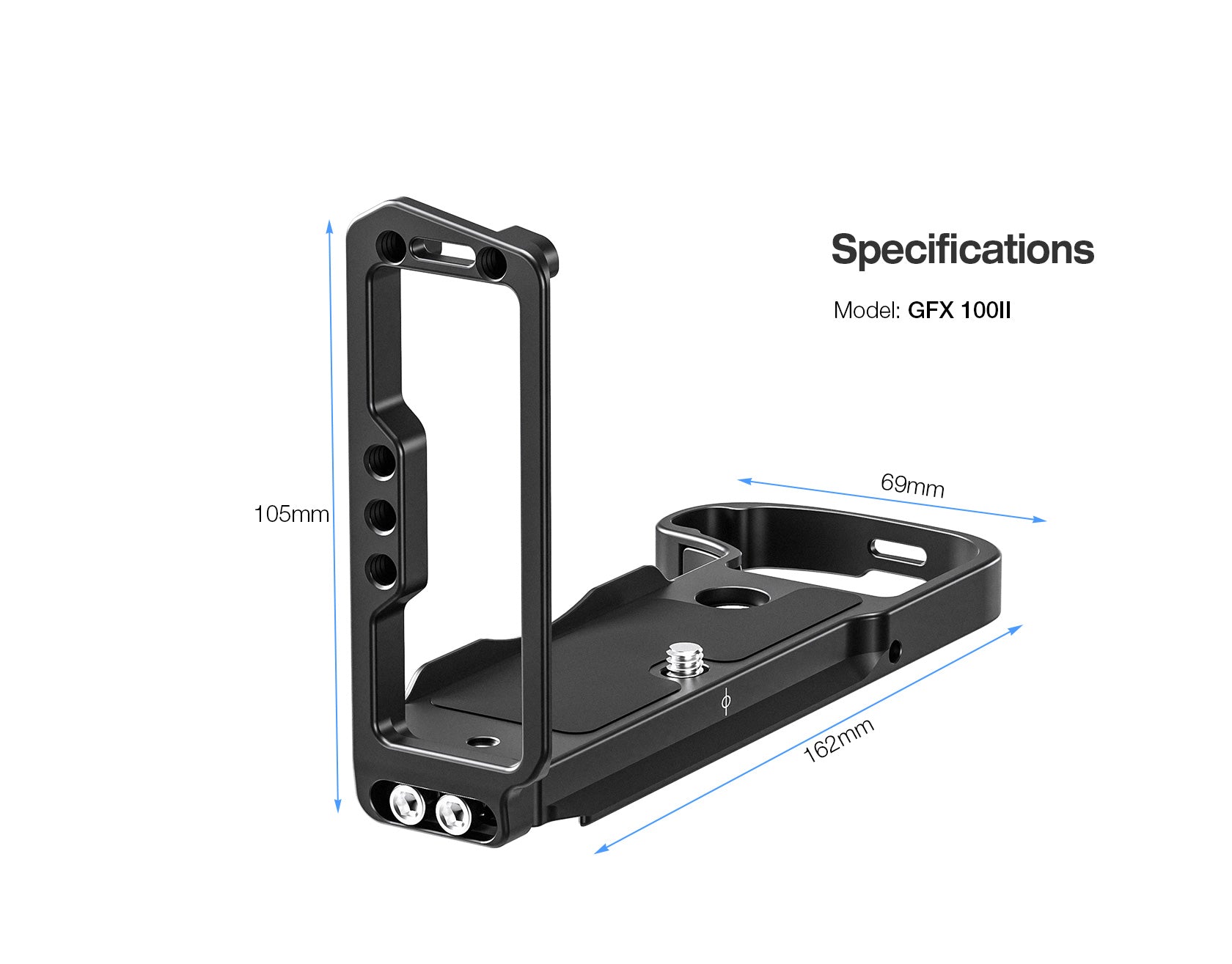 Leofoto LPF-GFX100II L Plate for Fujifilm GFX100 II | Arca Compatible