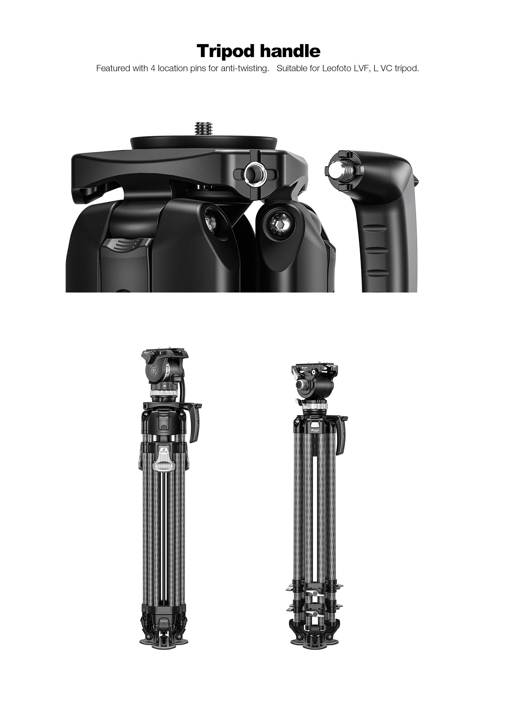Leofoto HP-01 Tripod Handle for LVC/LVF Video Tripods