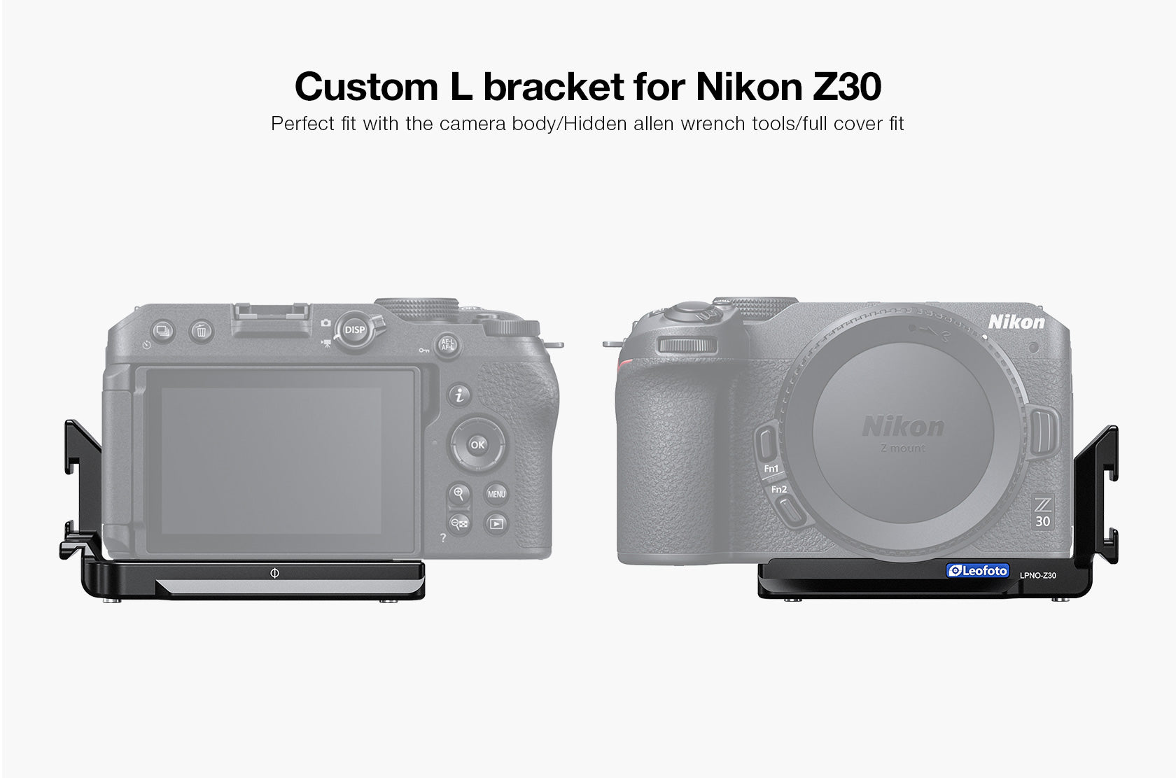 Leofoto LPNO-Z30 L Plate for Nikon Z30 | Arca Compatible