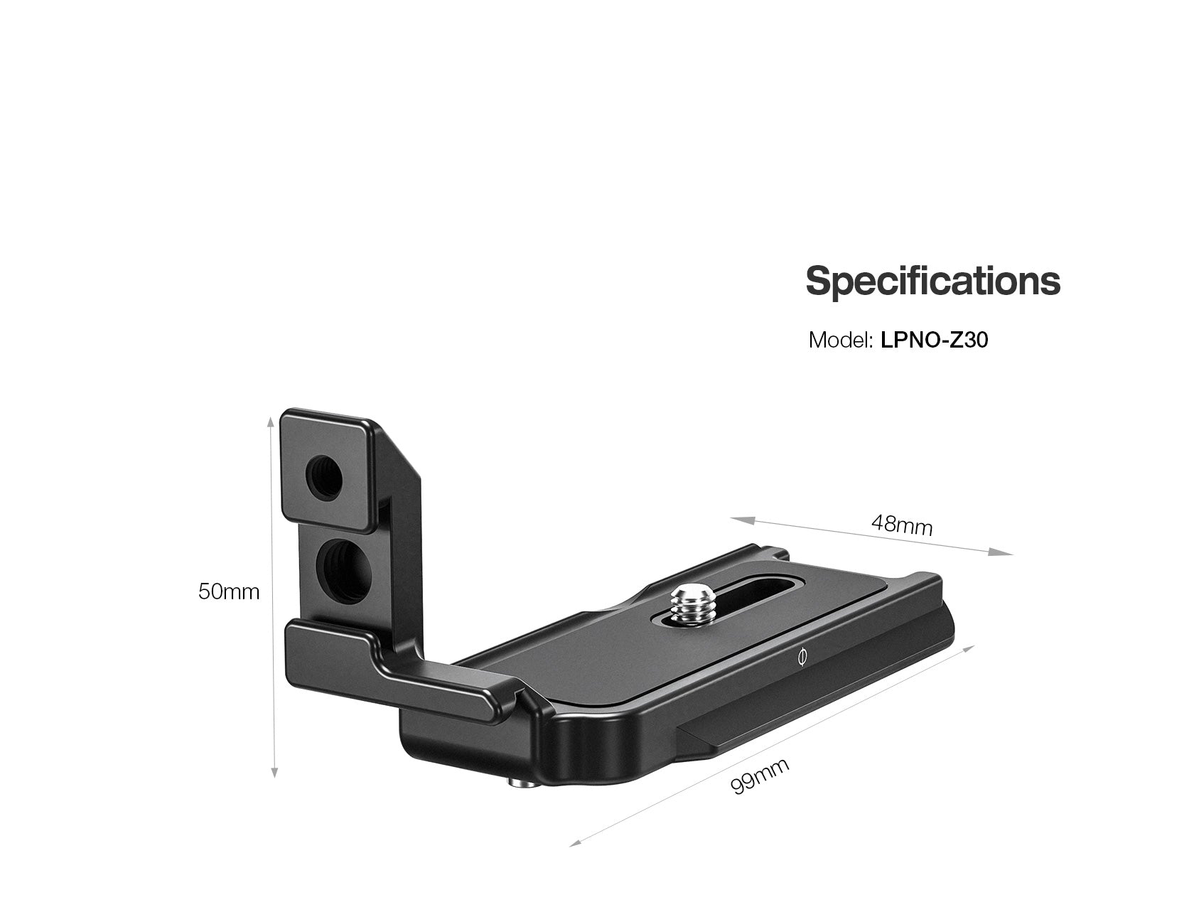 Leofoto LPNO-Z30 L Plate for Nikon Z30 | Arca Compatible