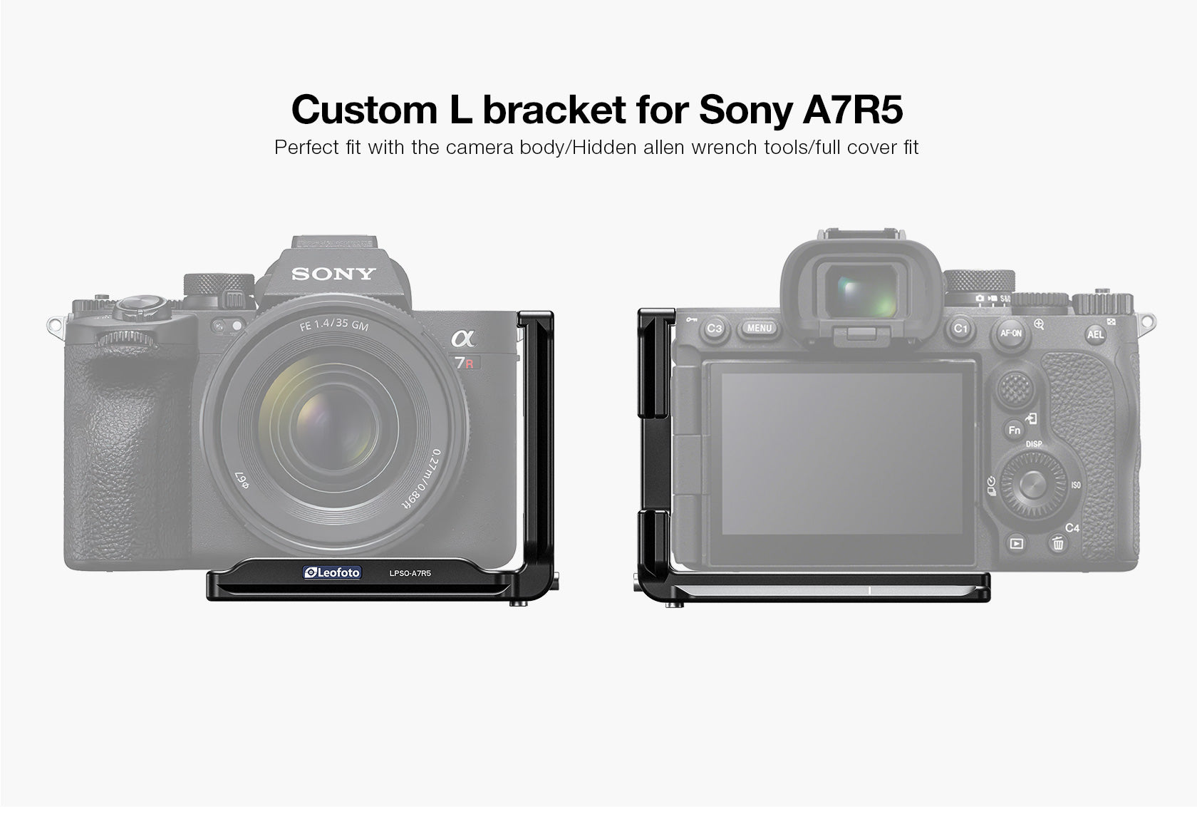 Leofoto LPSO-A7R5 L Plate for Sony A7R5 | Arca Compatible