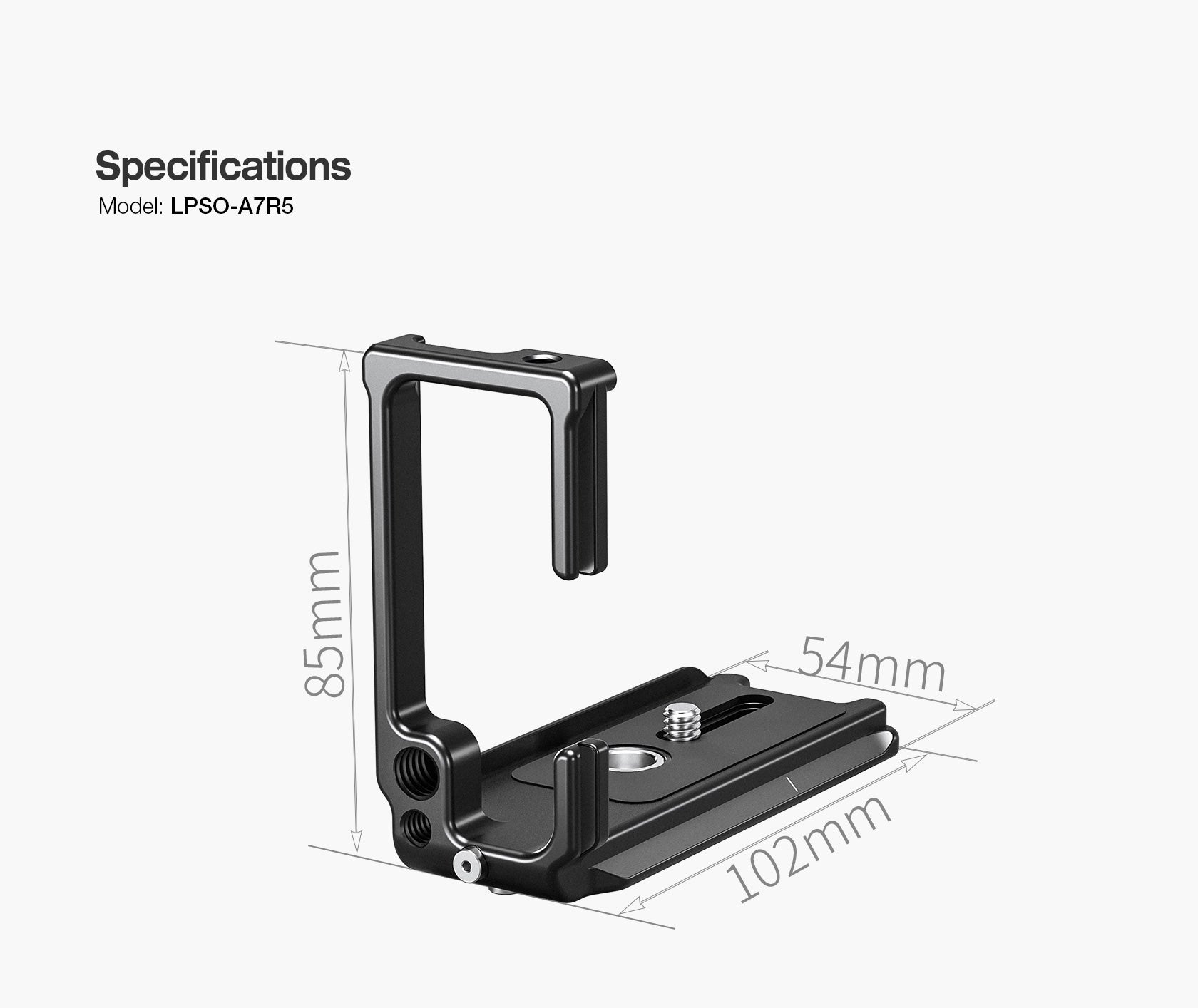 Leofoto LPSO-A7R5 L Plate for Sony A7R5 | Arca Compatible