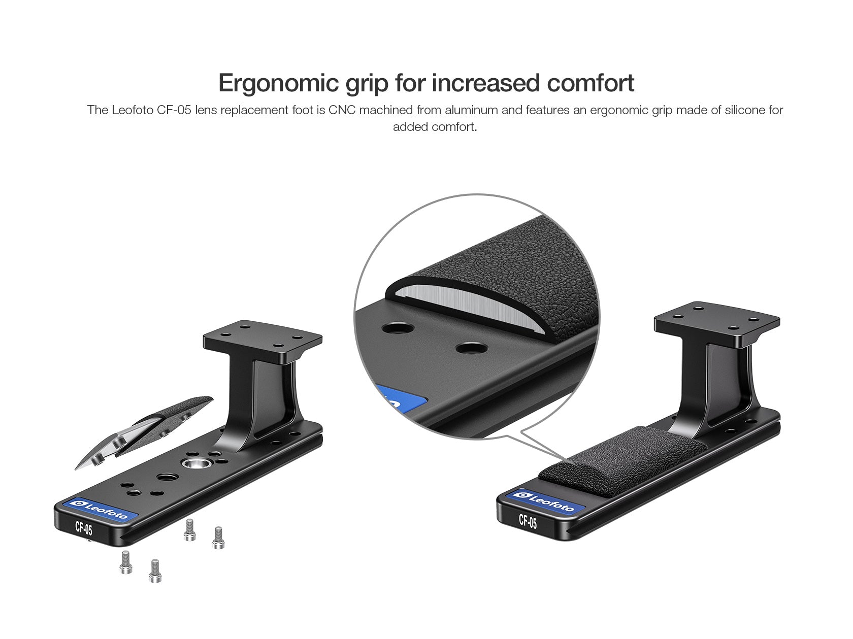 Leofoto CF-05 Replacement Foot for CANON 100-300mm F2.8, 400mm F4, 600mm F4
