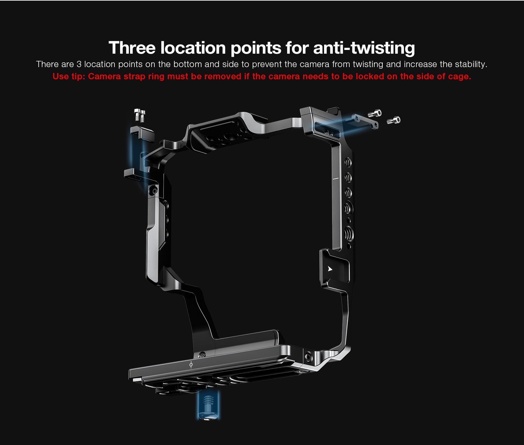 Leofoto X-H2B Camera Cage for Fujifilm X-H2, X-H2S with Battery Grip