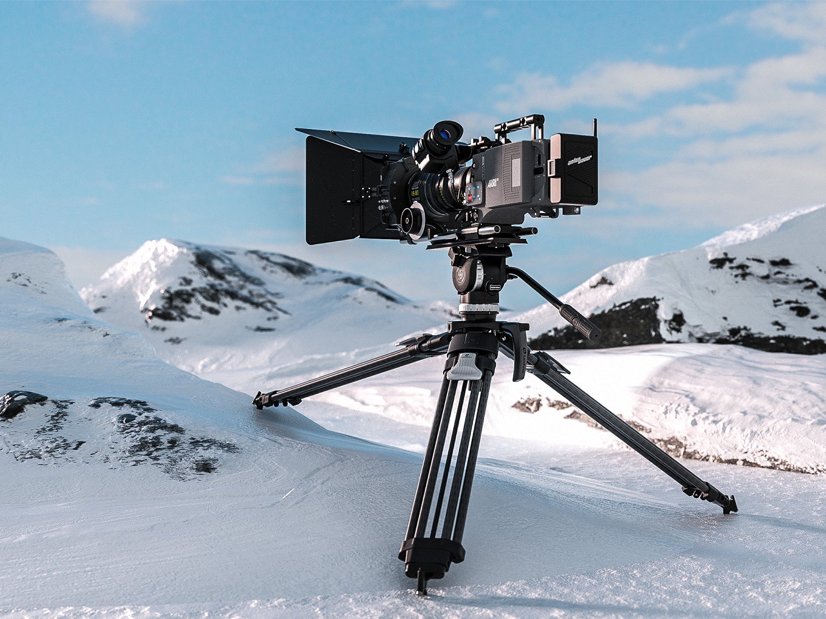 Leofoto LVF-163C+FH-10 Video Tripod and Fluid Head Set