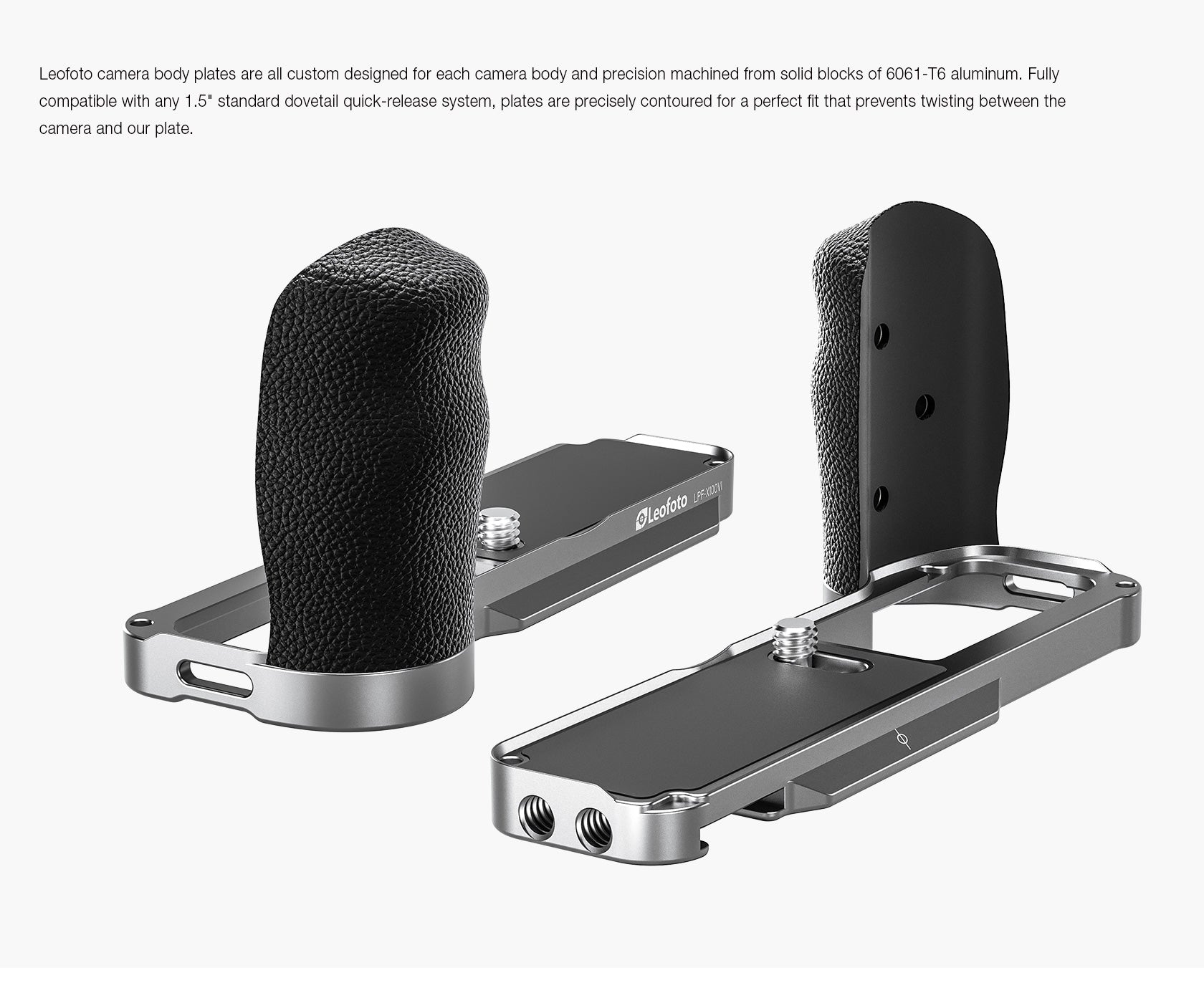 Leofoto LPF-X100VI L Plate for Fujifilm X100VI / X100V | Arca Compatible