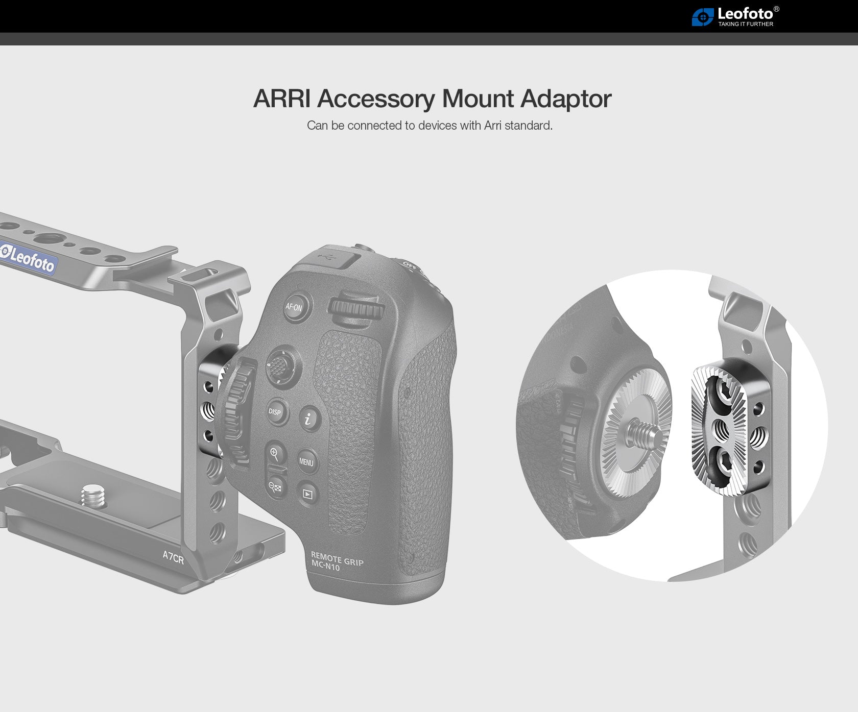 Leofoto ARI-01 1/4″ to ARRI Accessory Mount Adaptor