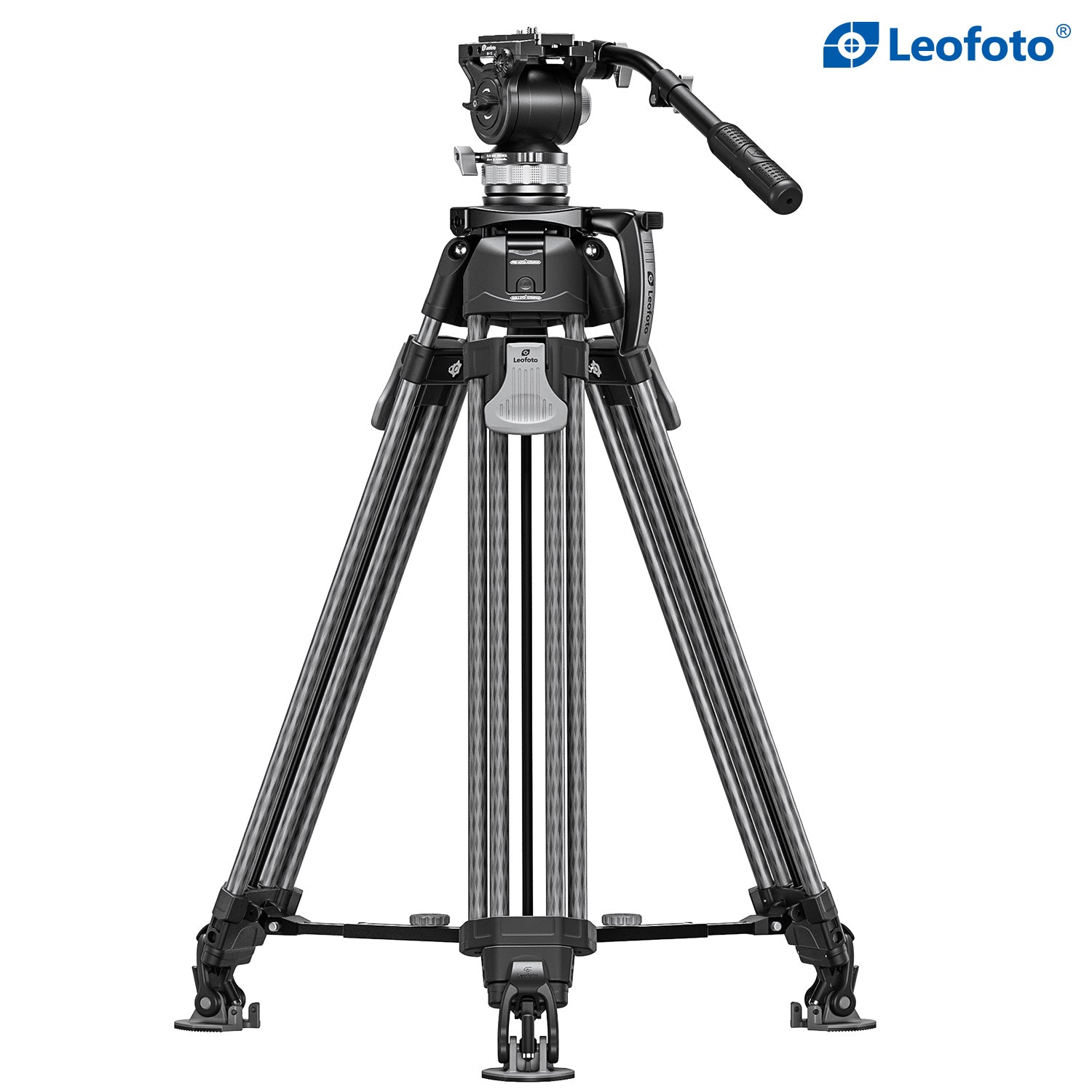 Leofoto LVF-163C+BV-15 Video Tripod and Fluid Head Set