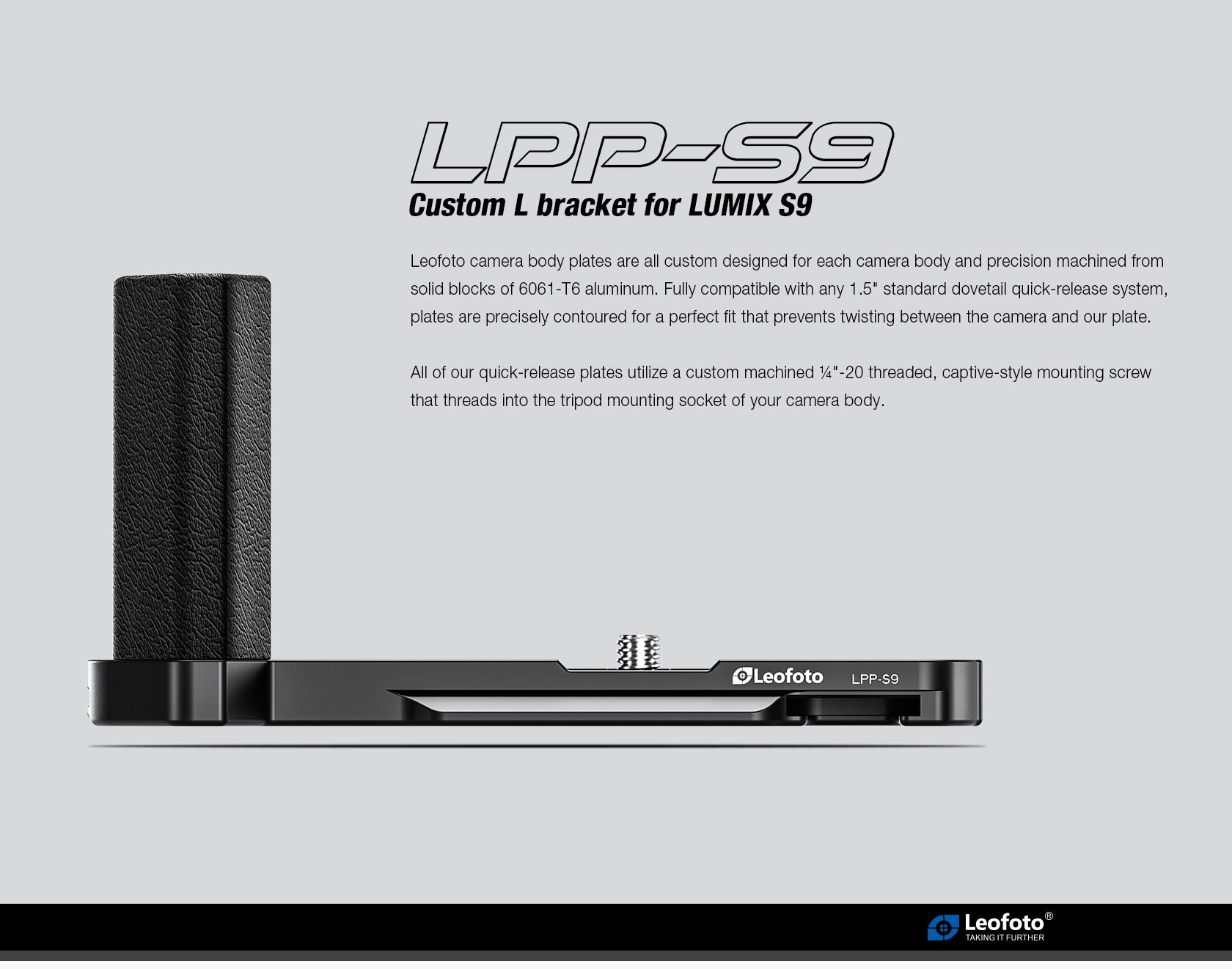 ❁ le-lacさん専用 ❁ Leofoto LPP-S9 L Plate for Lumix S9 | Arca Compatible