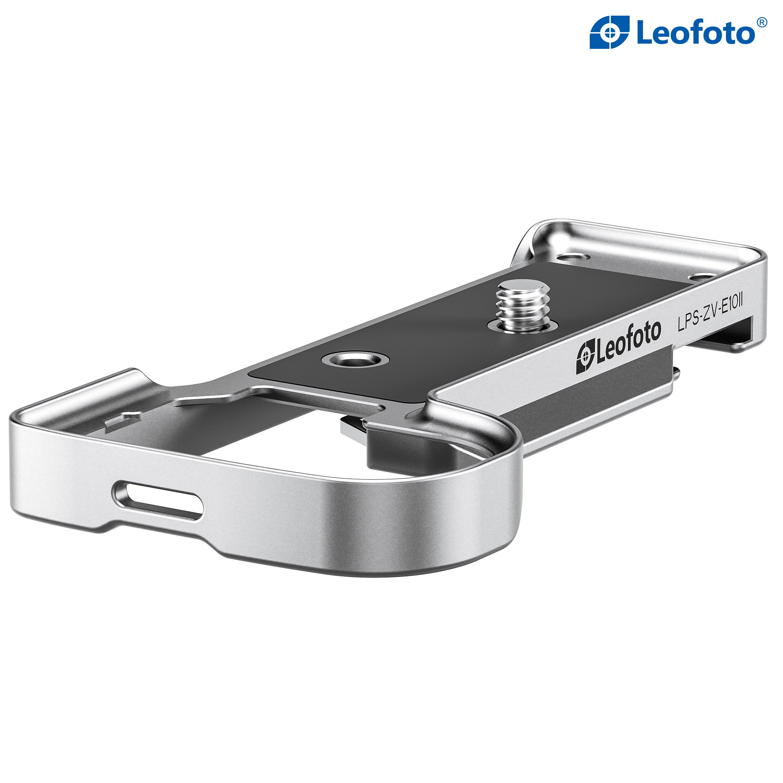 Leofoto LPS-ZV-E10II L Plate for Sony ZV-E10II | Arca Compatible (Black / Silver)