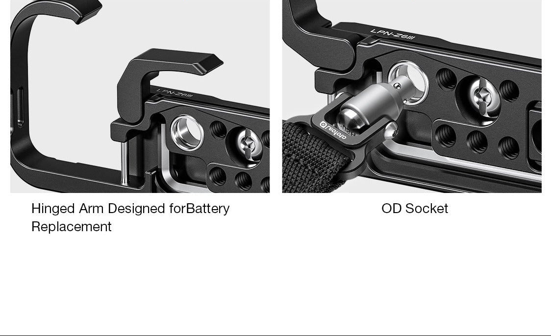 Leofoto LPN-Z6III L-Bracket for Nikon Z6III | Arca Compatible