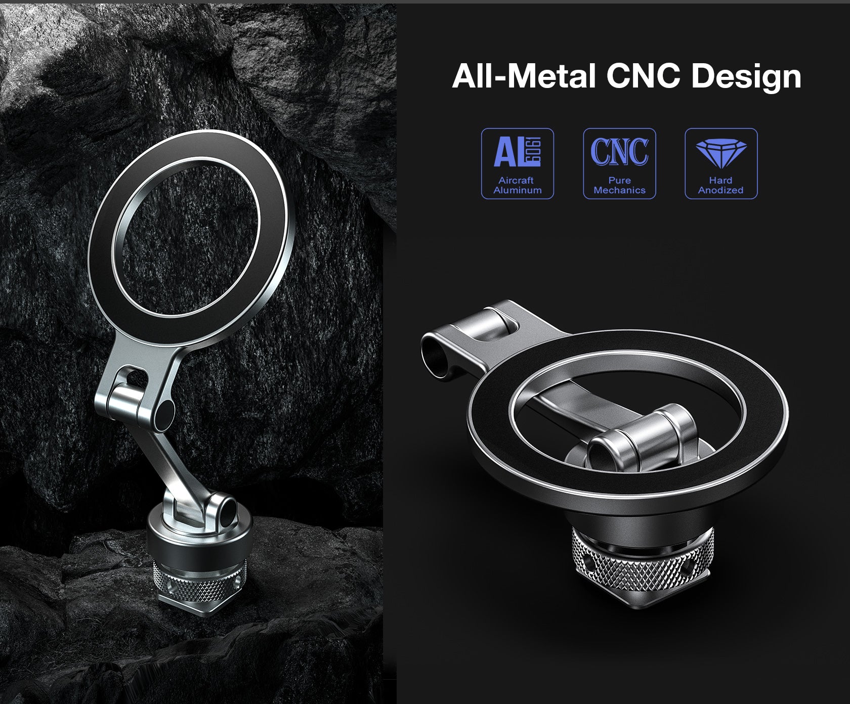 Leofoto PM-03 Magnetic Phone Mount with Cold Shoe