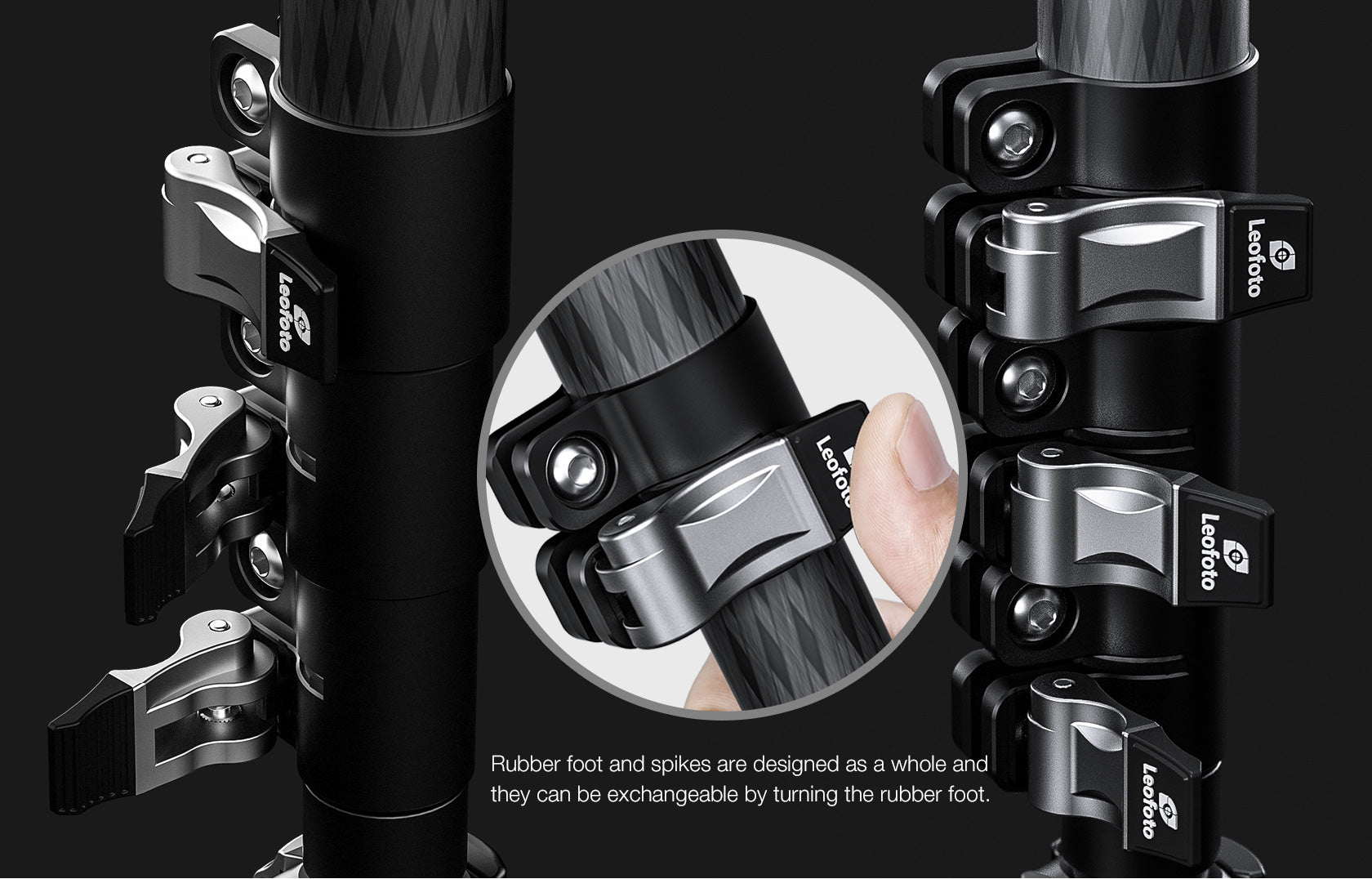 Leofoto MF-324C + VD-04 Upgraded Video Monopod System with Base Suppor