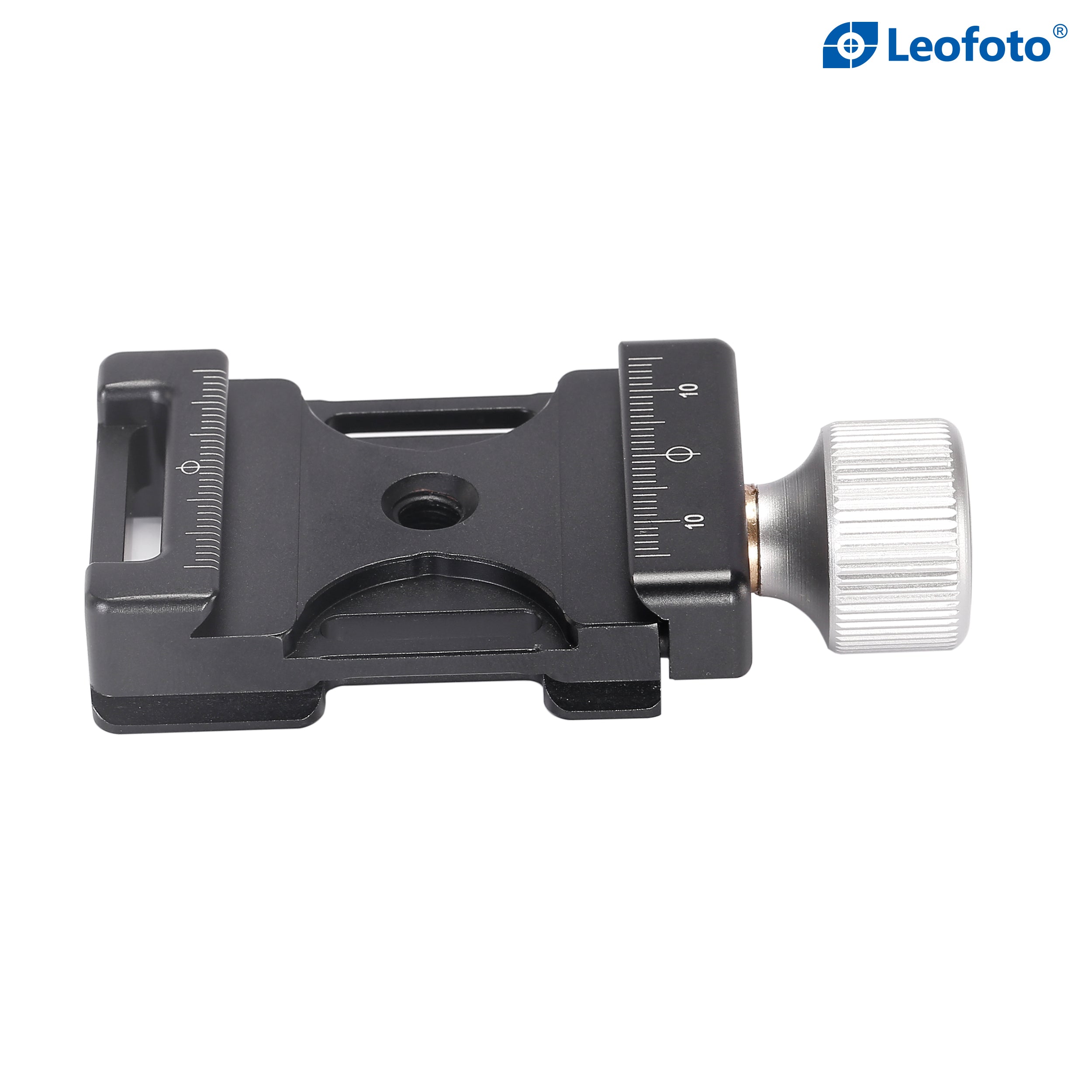 Leofoto DC-38Q 38mm Screw-Knob Clamp W/ BPL-50N Plate /W Strap Slot