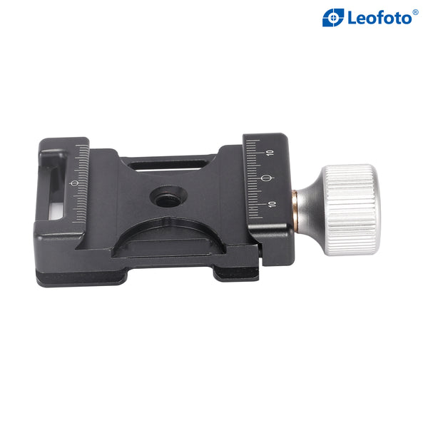 Leofoto DC-38Q 38mm Screw-Knob Clamp W/ BPL-50N Plate /W Strap Slot