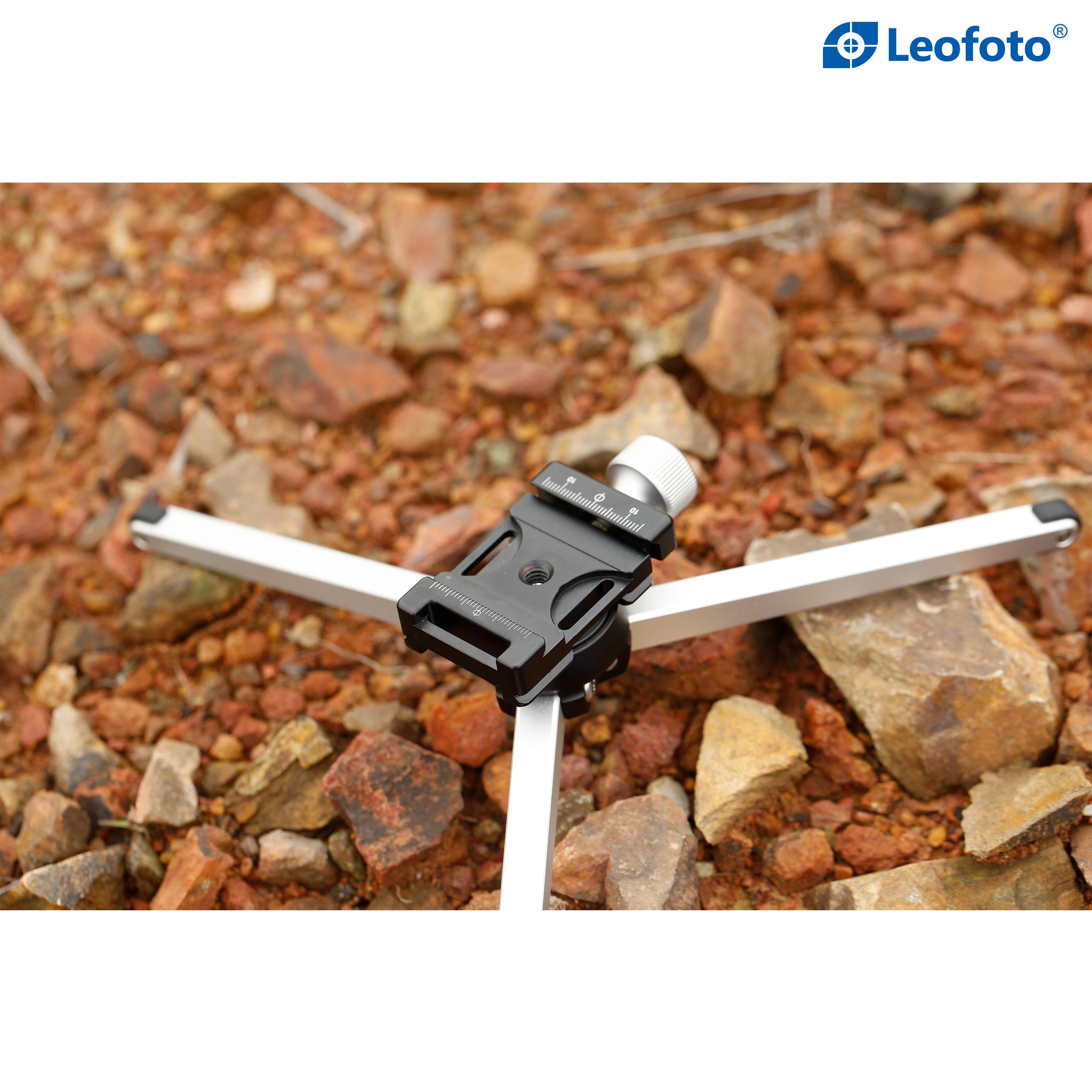 Leofoto DC-38Q 38mm Screw-Knob Clamp W/ BPL-50N Plate /W Strap Slot