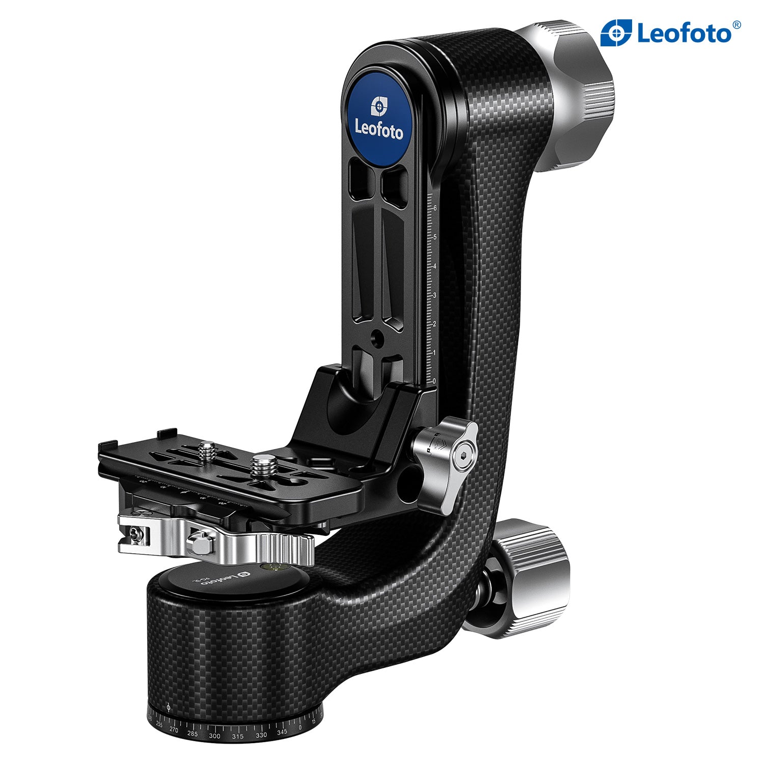 Leofoto PG-3 (Knob Clamp) / PG-3L (Lever-Release Clamp) Carbon Fiber Gimbal Head