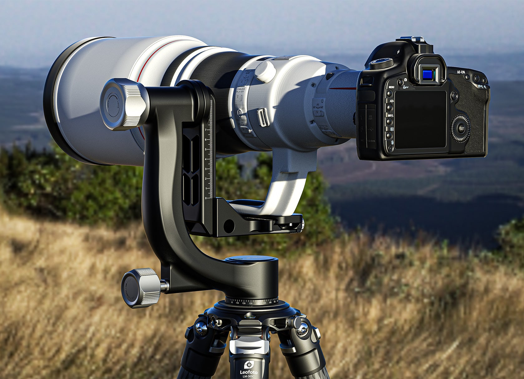 Leofoto PG-4 Heavy-Duty Gimbal Tripod Head