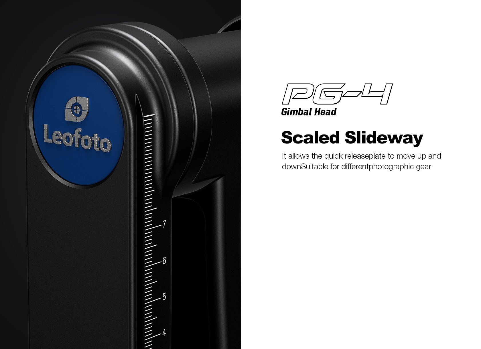 Leofoto PG-4 Heavy-Duty Gimbal Tripod Head