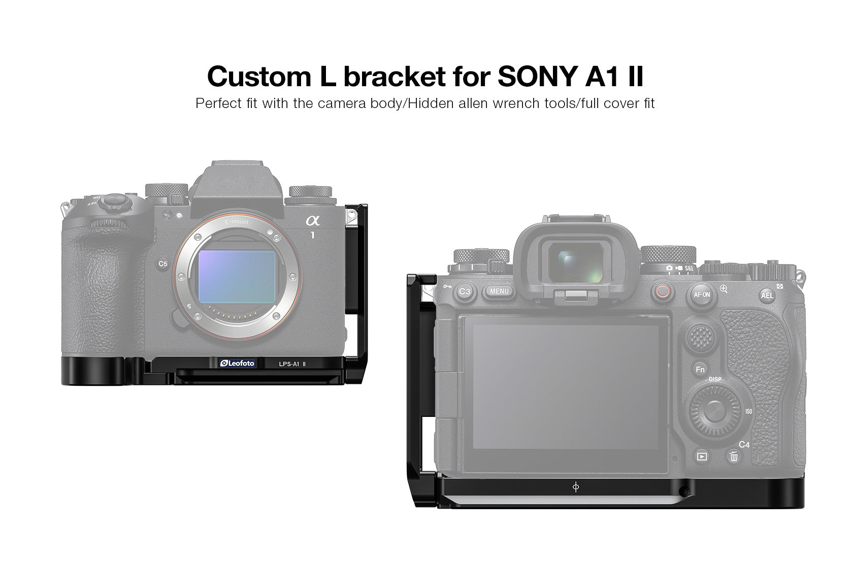 Leofoto LPS-A1 II L Plate for Sony A1 II Camera | Arca Compatible