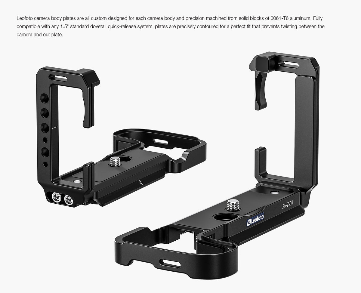 Leofoto LPN-Z50II L-Bracket for Nikon Z50II | Arca Compatible