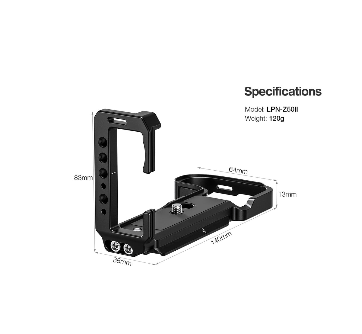 Leofoto LPN-Z50II L-Bracket for Nikon Z50II | Arca Compatible