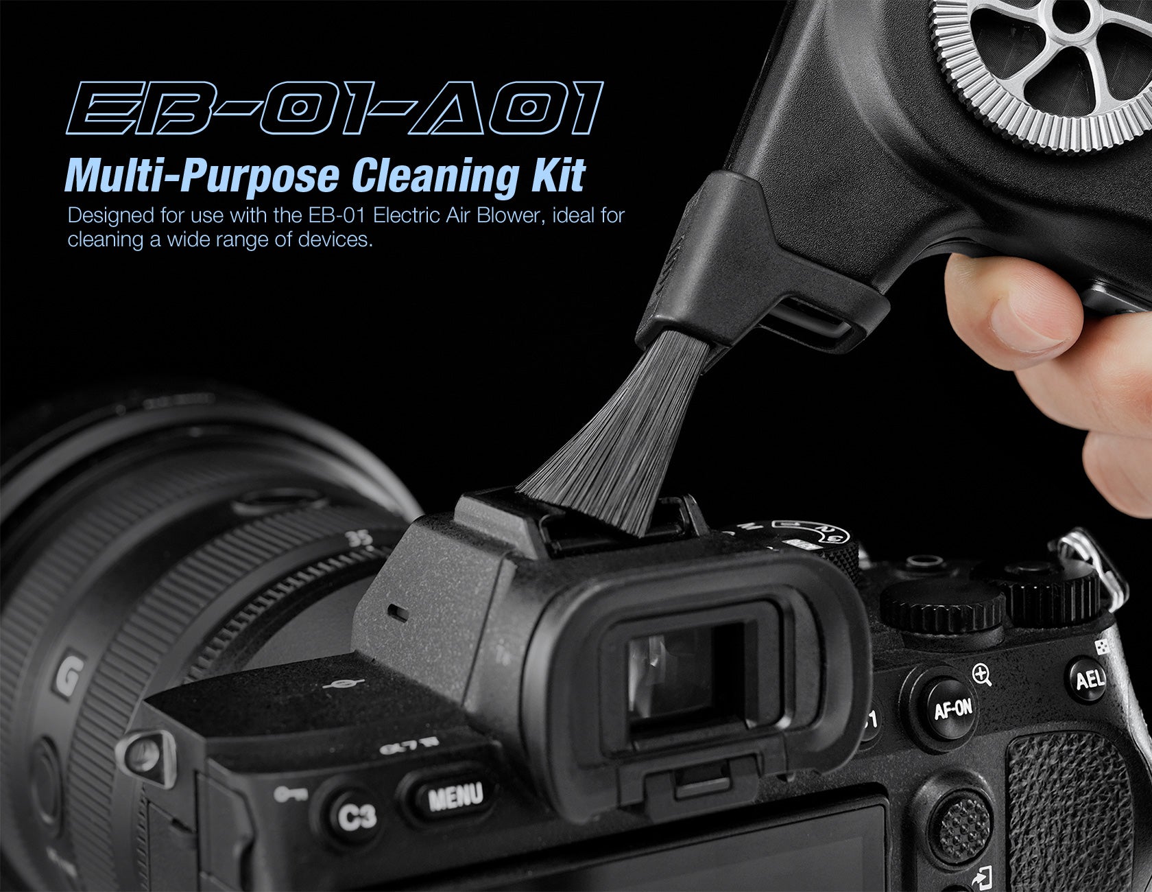 Leofoto EB-01-A01 Multi-Purpose Cleaning Kit for Leofoto EB-01 Electric Air Blower Jet Fan Cleaner