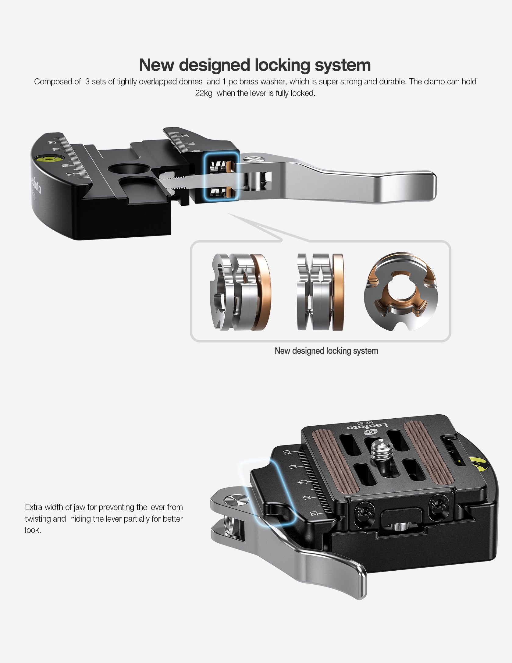 Leofoto HB-30 Compact Precision Ball Head with Single-Knob Control, Weather-Resistant and Maintenance-Free