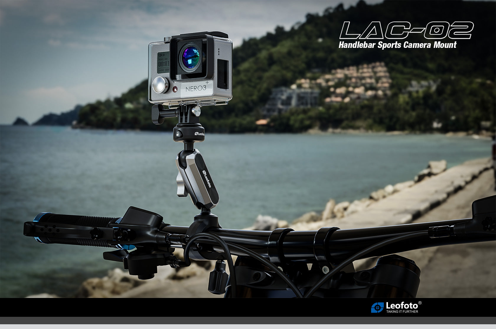 Leofoto LAC-02 Handlebar Sports Camera Mount