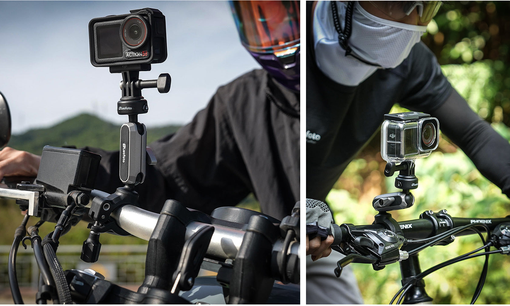 Leofoto LAC-02 Handlebar Sports Camera Mount