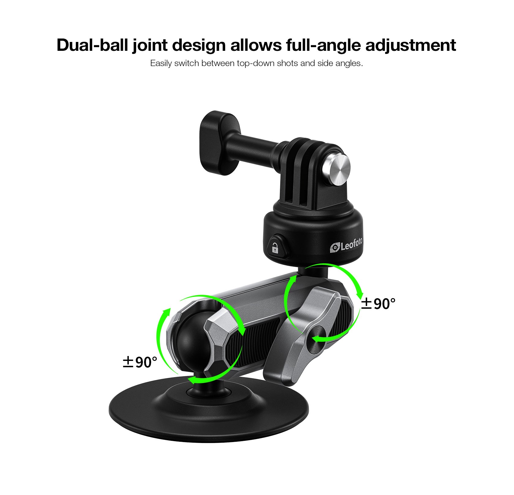 Leofoto LAC-03 Adhesive Sports Camera Mount