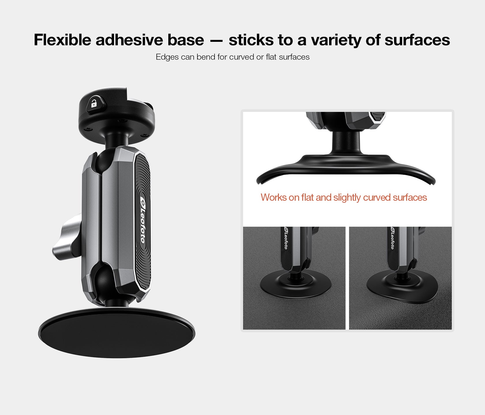 Leofoto LAC-03 Adhesive Sports Camera Mount