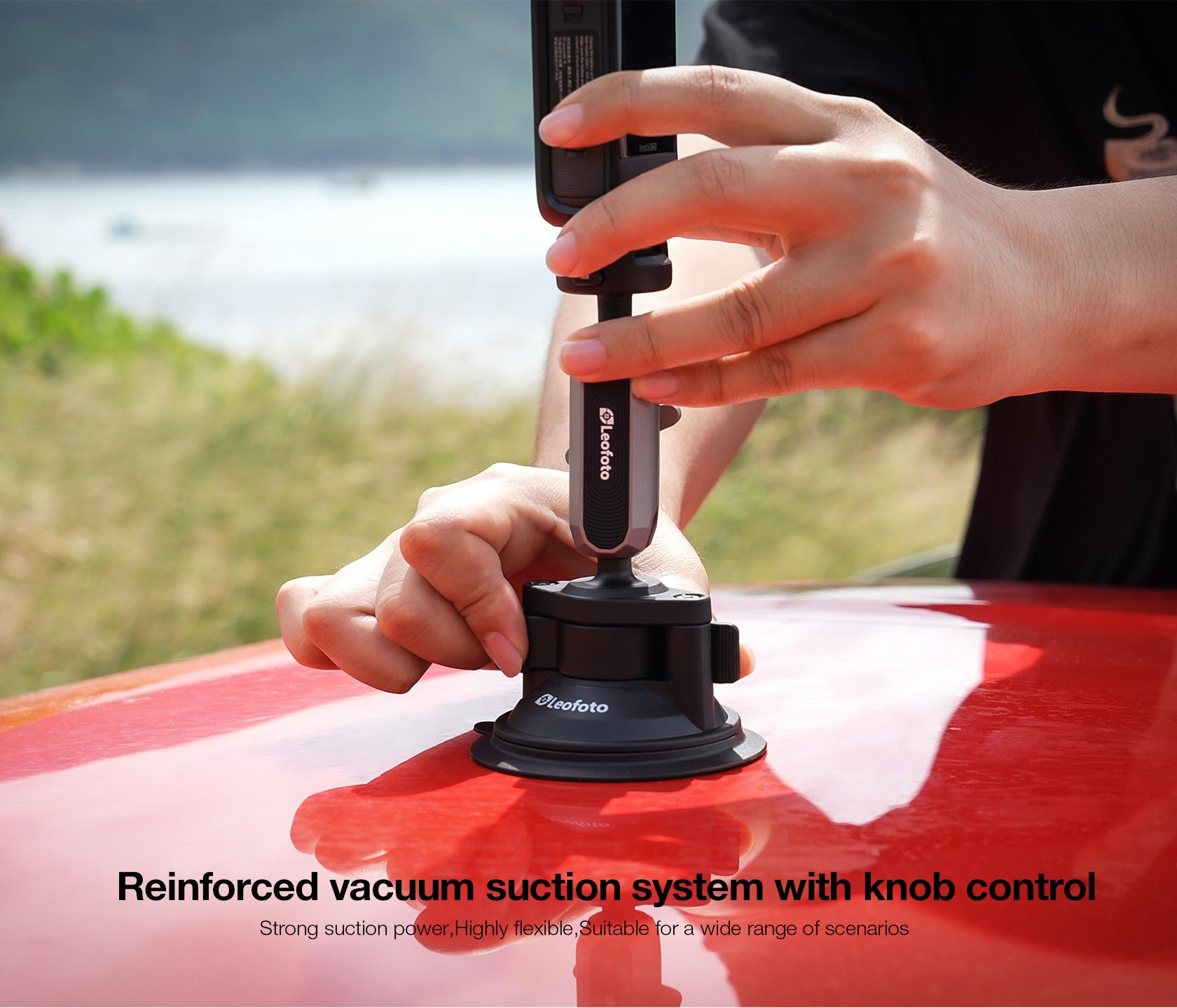 Leofoto LAC-04 Suction Cup Sports Camera Mount