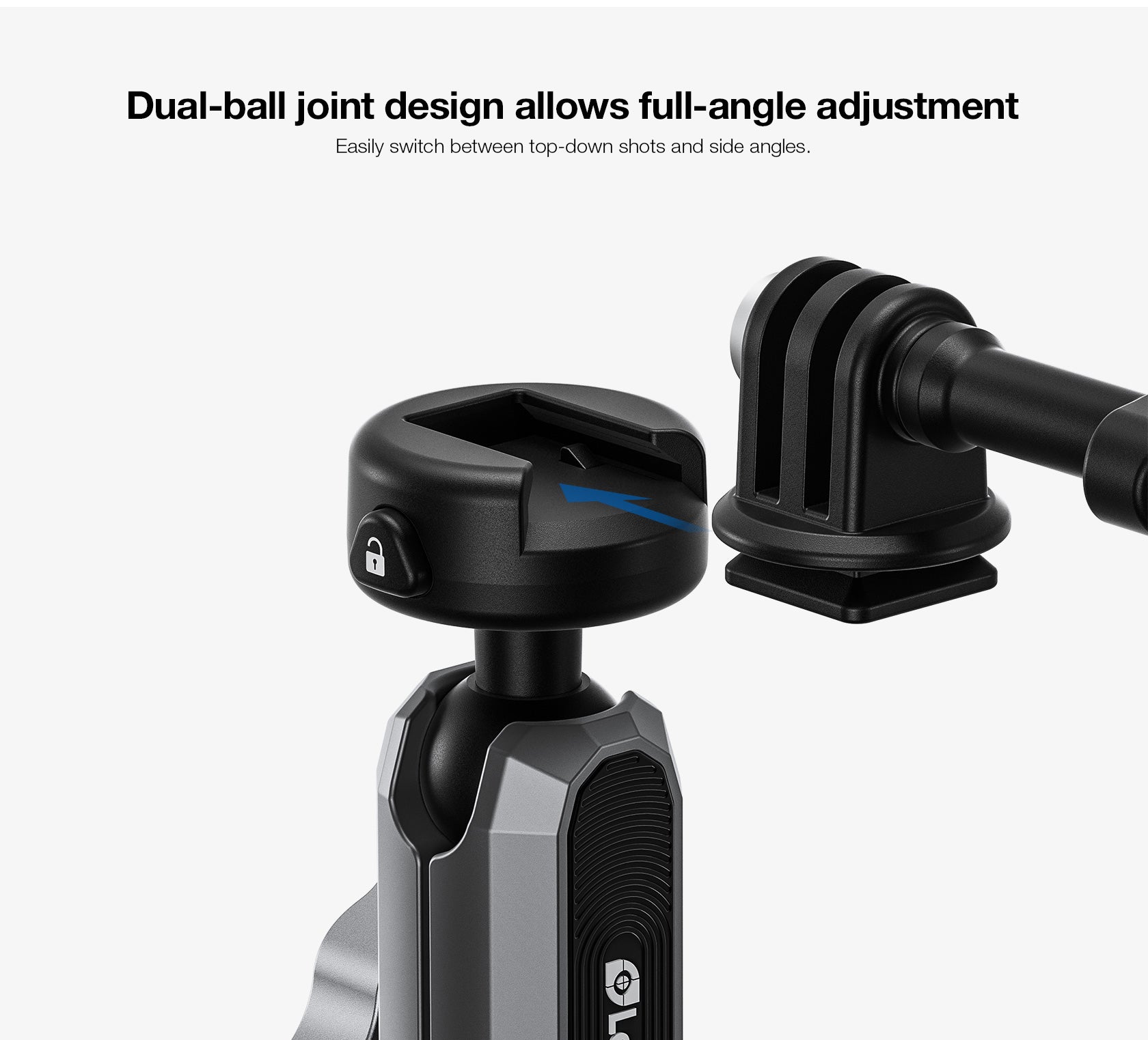 Leofoto LAC-05 Triple Suction Cup Sports Camera Mount