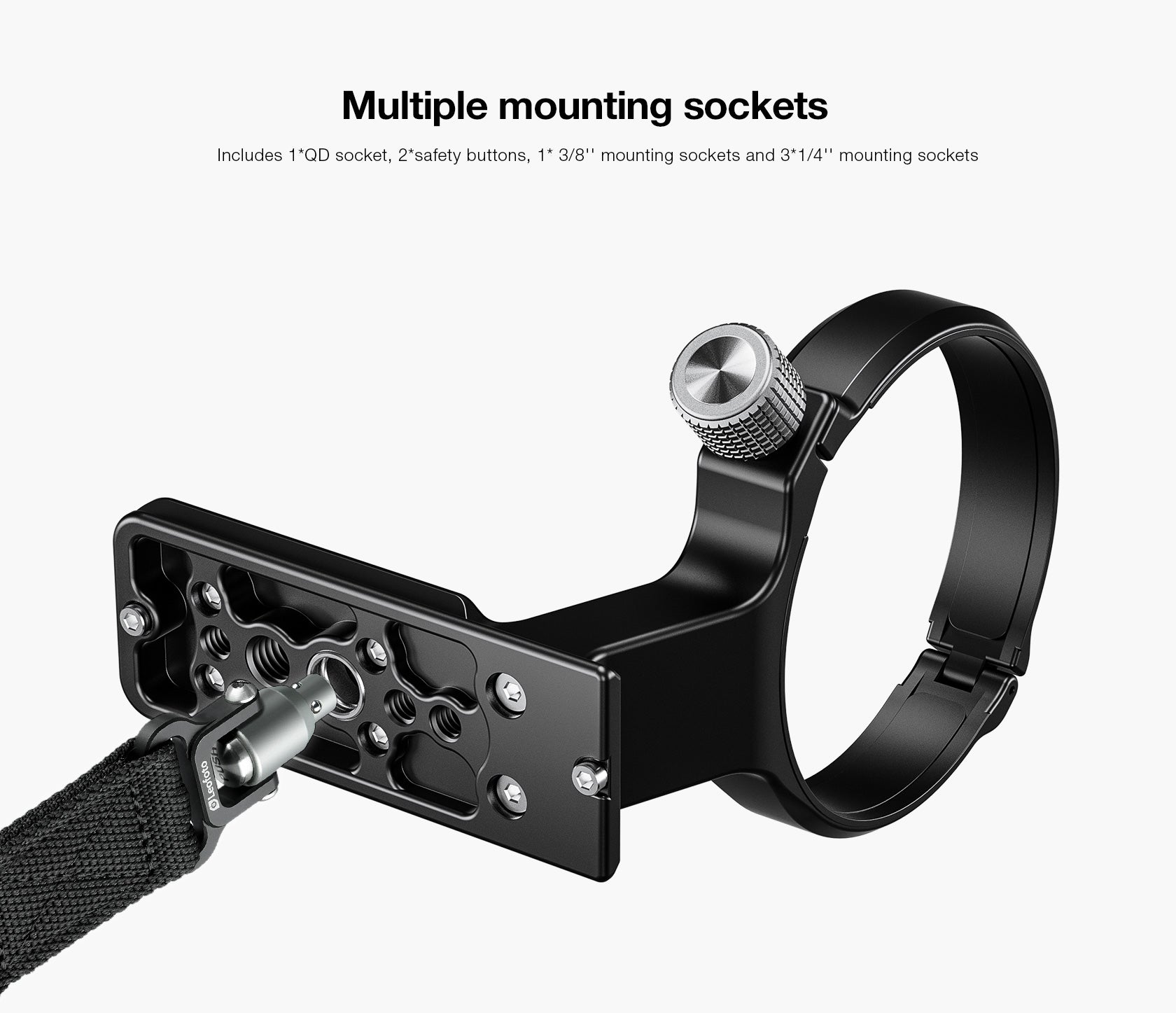 Leofoto FFC-01 Replacement Foot for For Fujifilm GF 100-200mm f5.6 R LM OIS WR Lens