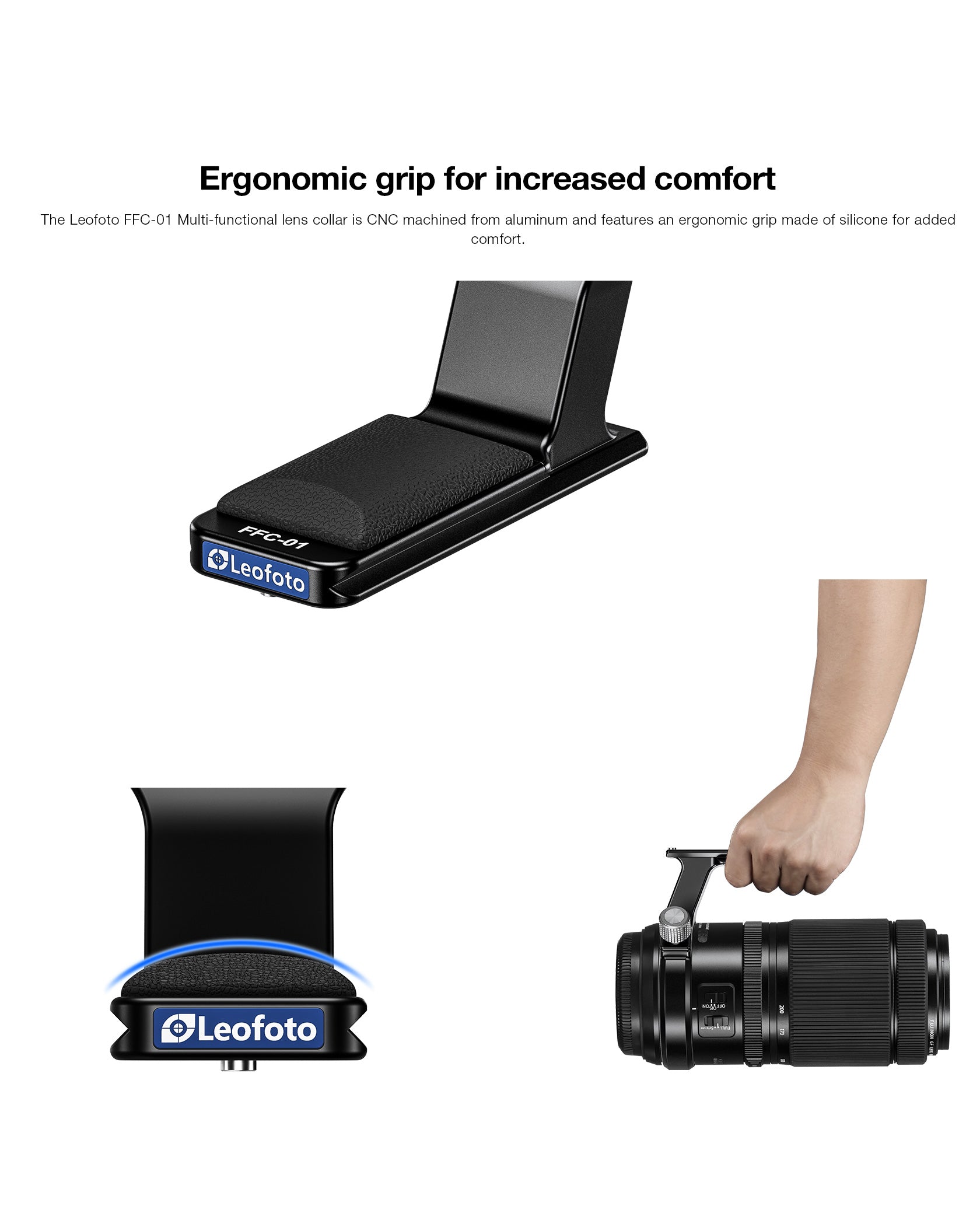 Leofoto FFC-01 Replacement Foot for For Fujifilm GF 100-200mm f5.6 R LM OIS WR Lens