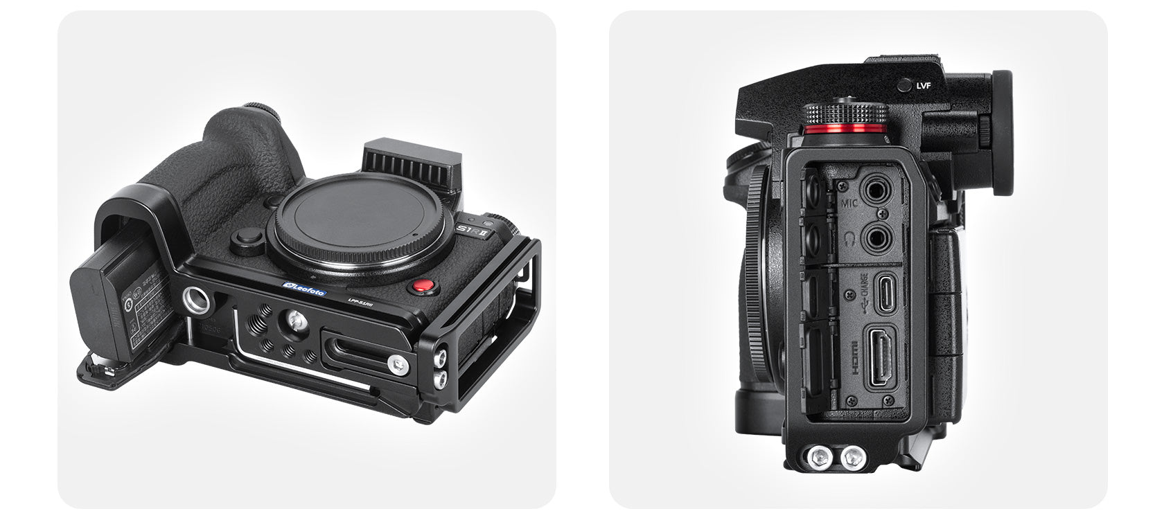 Leofoto LPP-S1RII L Plate for LUMIX S1RII, S1II, S1IIE | Arca Compatible