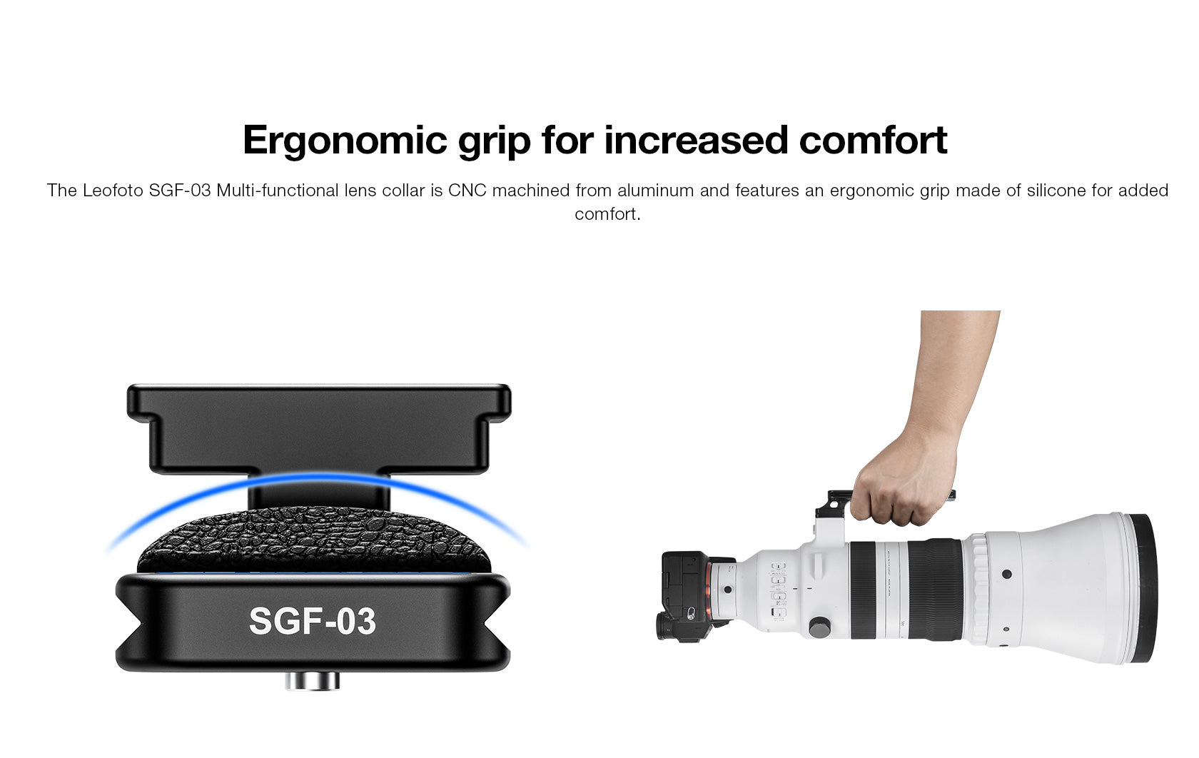 Leofoto SGF-03 Replacement Lens Foot for Sigma 300-600mm f/4 DG OS Spo