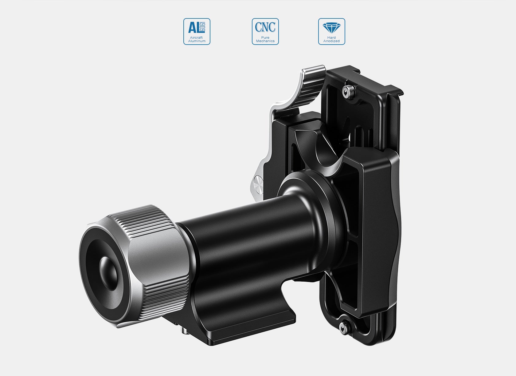 Leofoto MPG-01 モノポッドヘッド Leofoto MPG-01 Series Monopod Head Side Mount | 360° Tilting