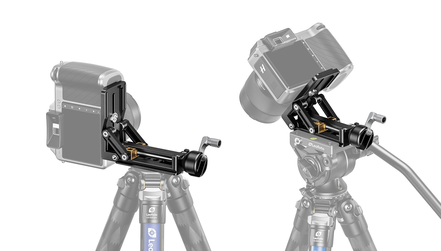 Leofoto BVL-02 Hand-Crank Precision Tilt Adapter | Arca Compatible