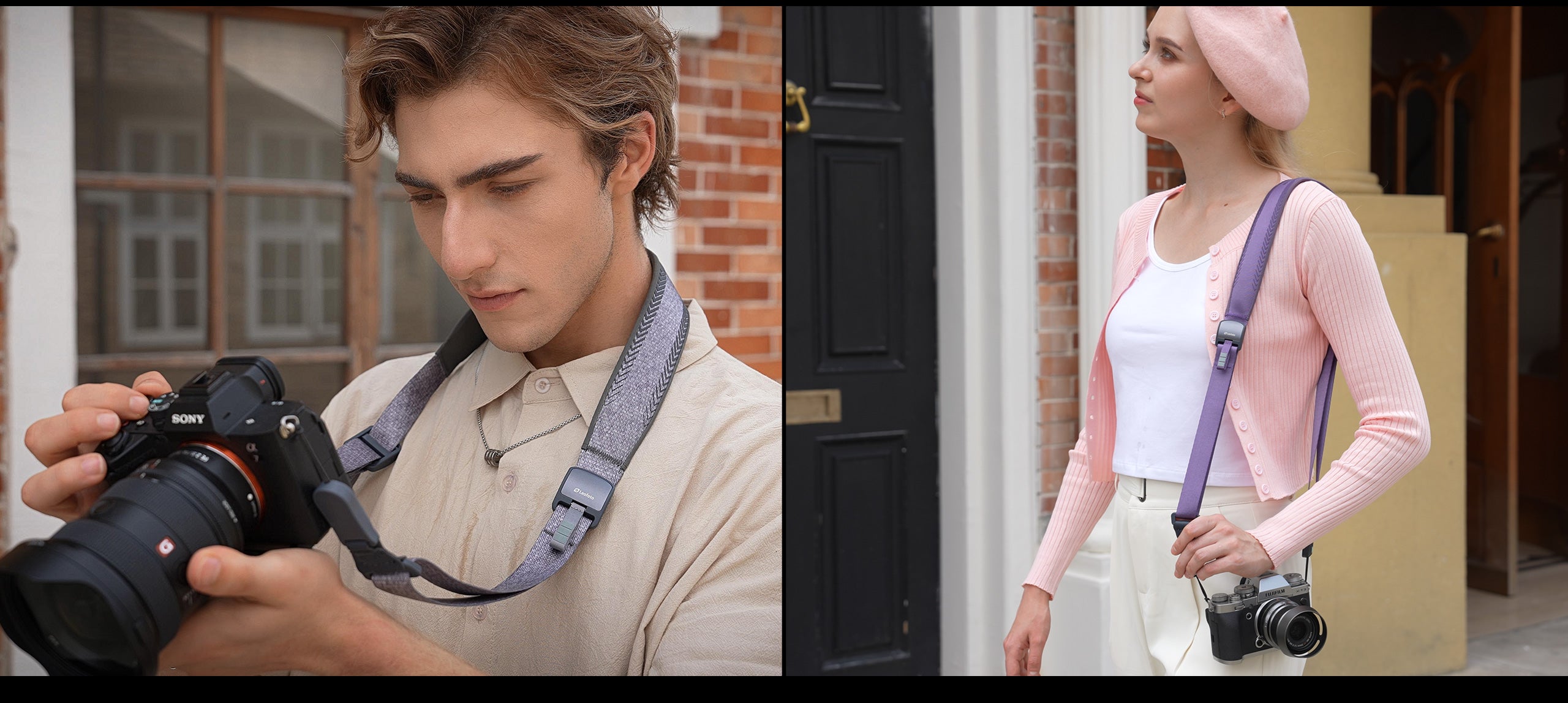 Leofoto L-CS-207 / 208 / 209 / 210 Premium Comfort & Adjustable Camera Straps