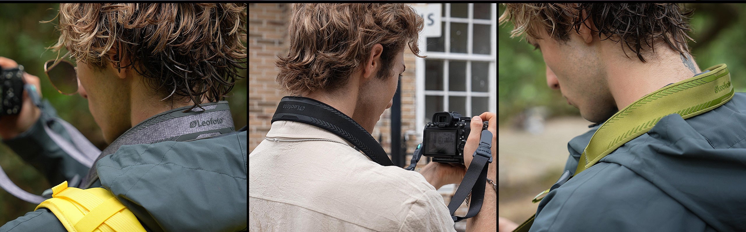 Leofoto L-CS-207 / 208 / 209 / 210 Premium Comfort & Adjustable Camera Straps