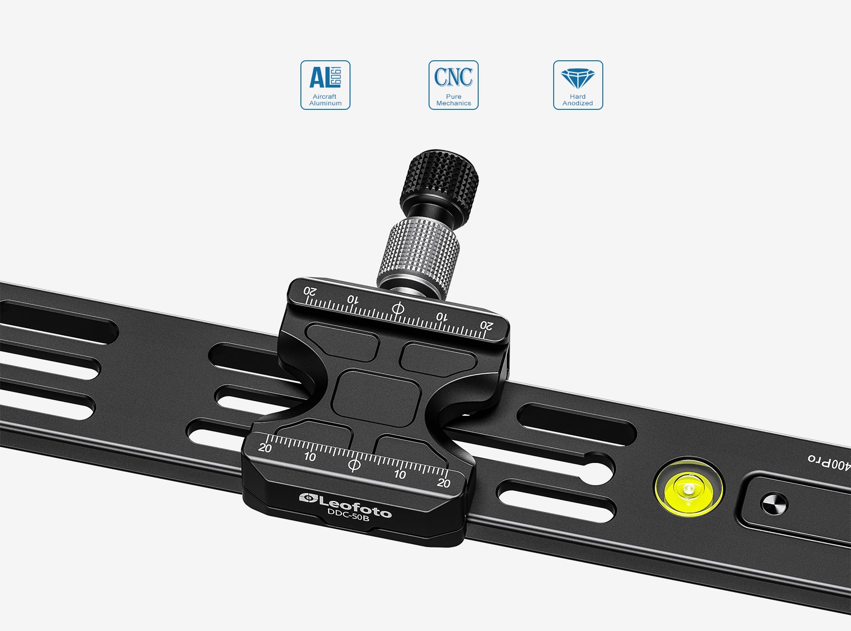 Leofoto VR-400Pro 400mm Three-Pivot Long Lens Support with Extended Ra