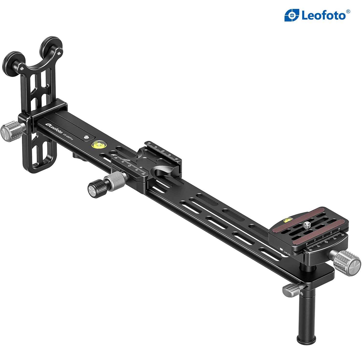 Leofoto VR-400Pro 400mm Three-Pivot Long Lens Support with Extended Rail for Arca