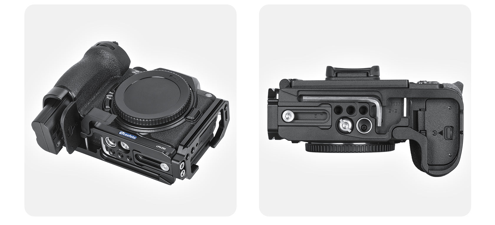 LEO　Plage,CABaN2点セット Leofoto DA-2 Cable Anchor/Organizer for L Plates Arca Compatible