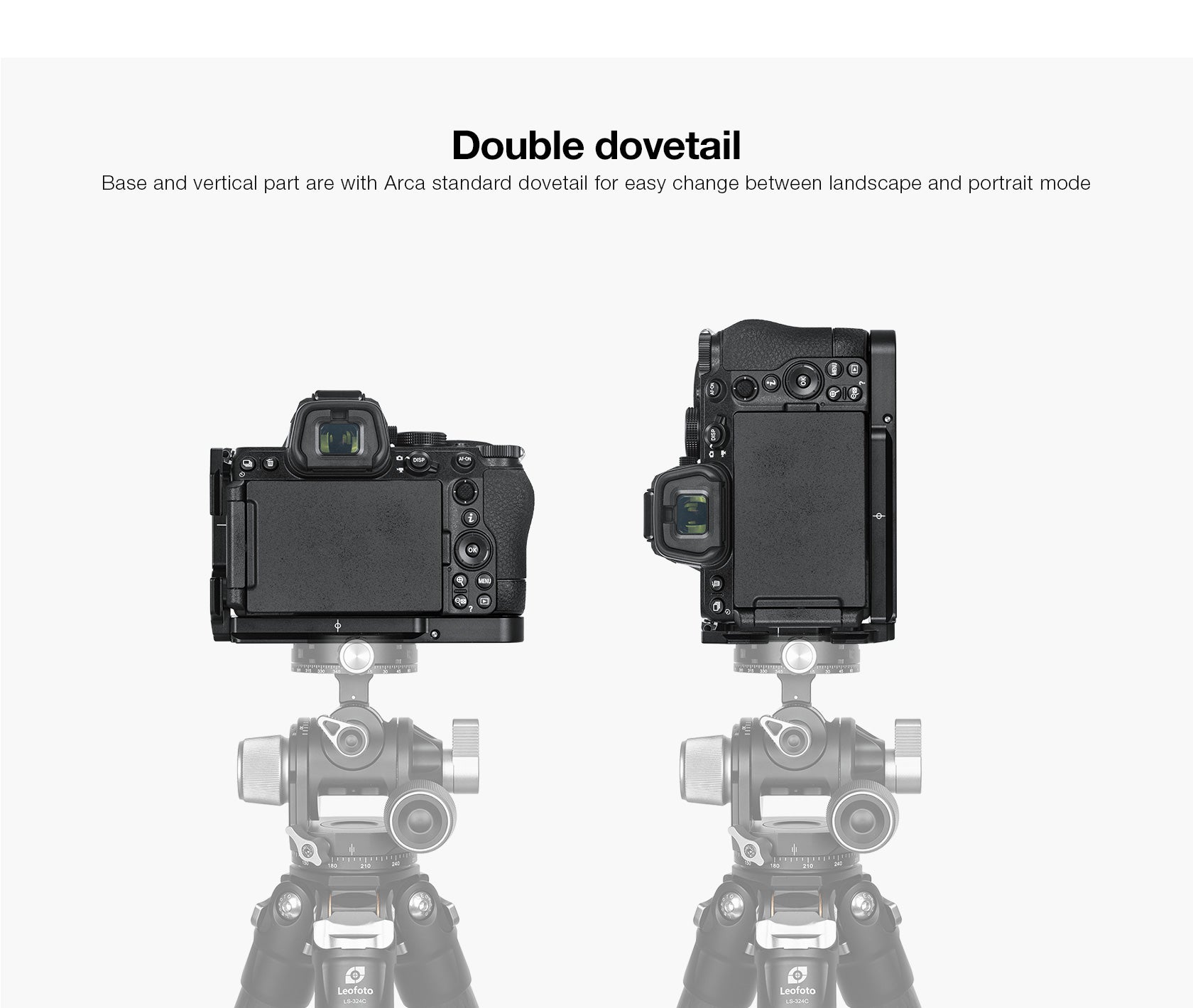 Leofoto LPN-Z5II L-Bracket for Nikon Z5II/Z6II | Arca Compatible