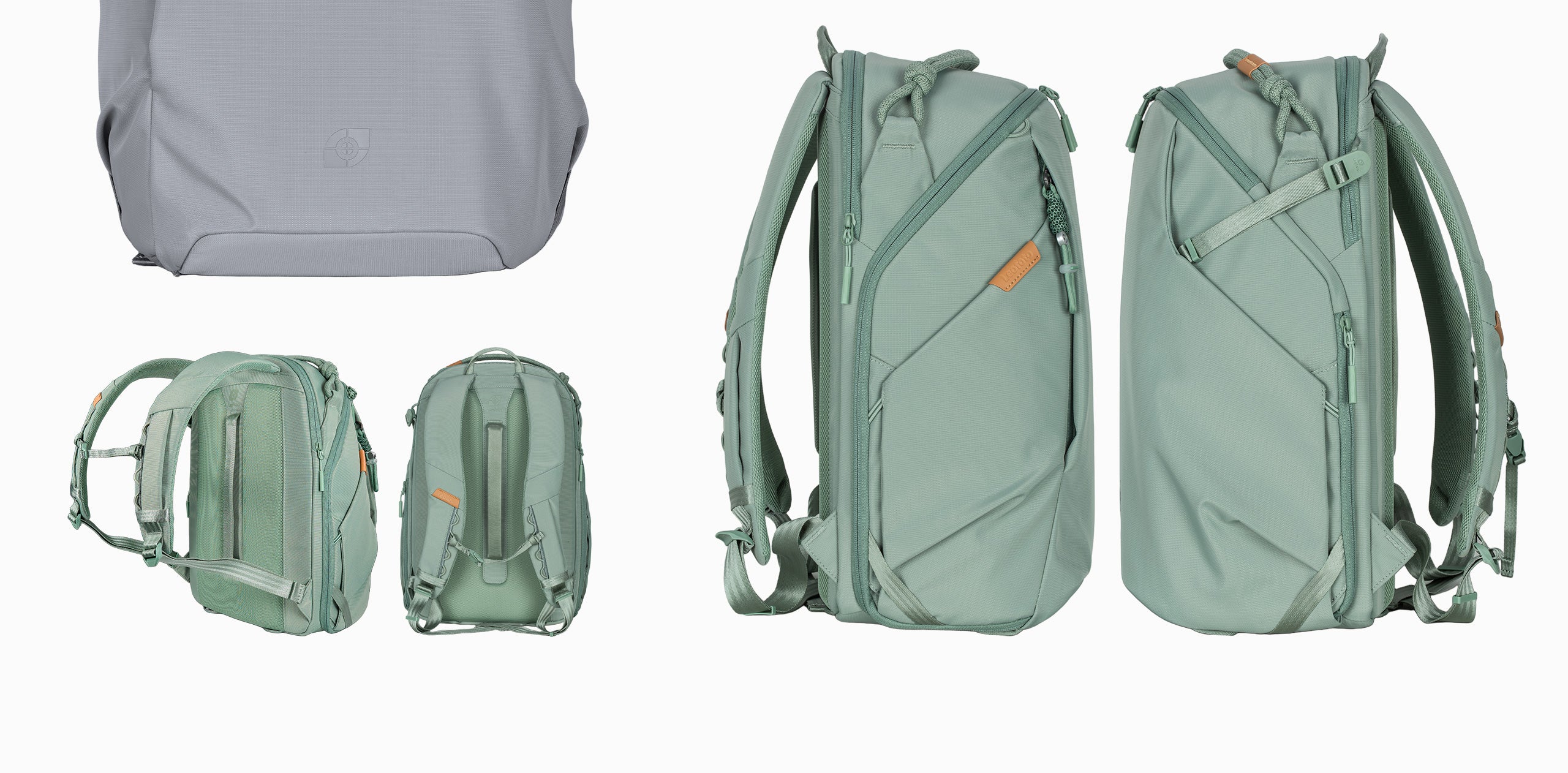 Leofoto Daily Lite Series Camera Backpack (Green / Gray / Midnight Blue)