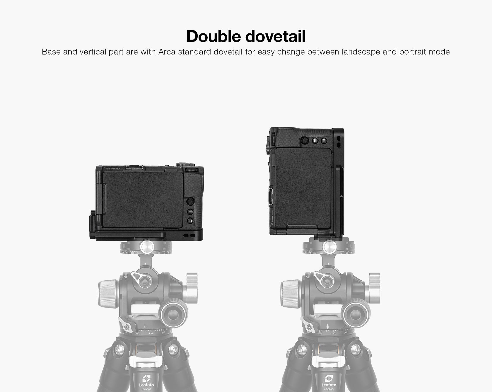Leofoto LPN-ZR L Plate for Nikon ZR | Arca Compatible